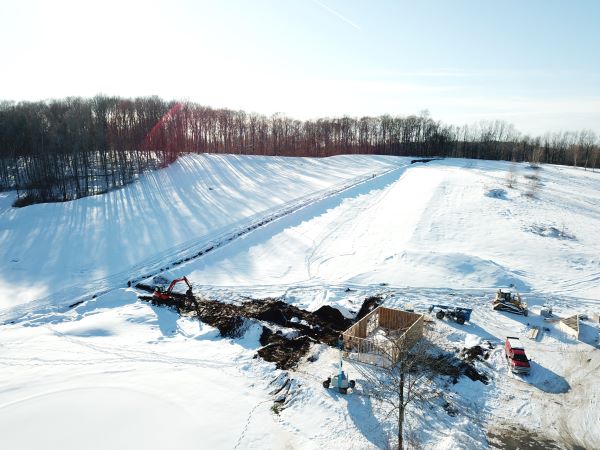 building slow down method at end of hill